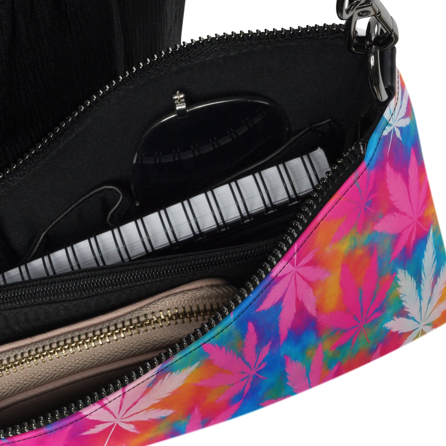 420 pink tie-dye Crossbody bag