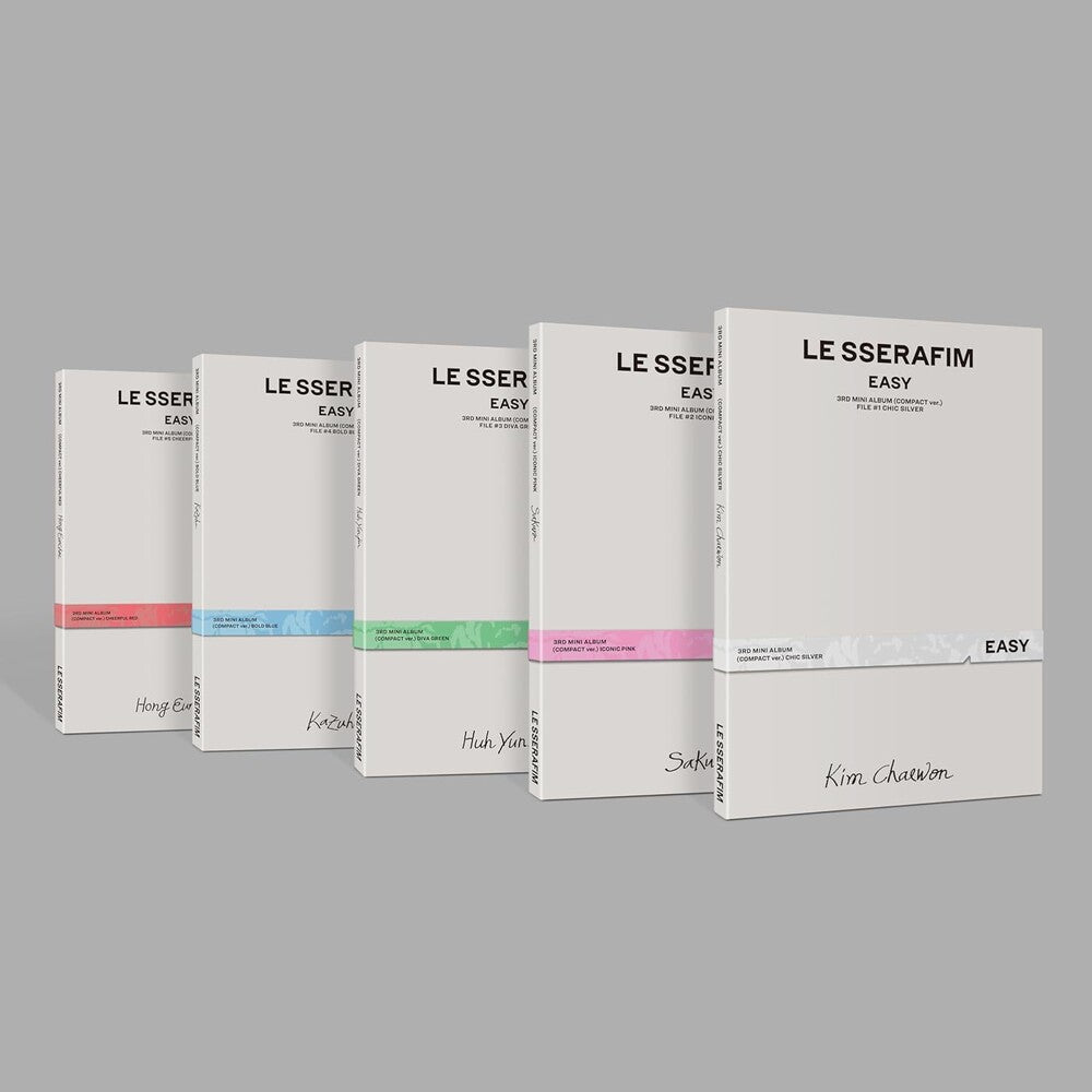 LE SSERAFIM - 3rd Mini Album Easy (Compact Ver.) [With Booklet] (Pcrd)