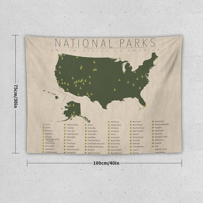 US National Parks Tapestry
