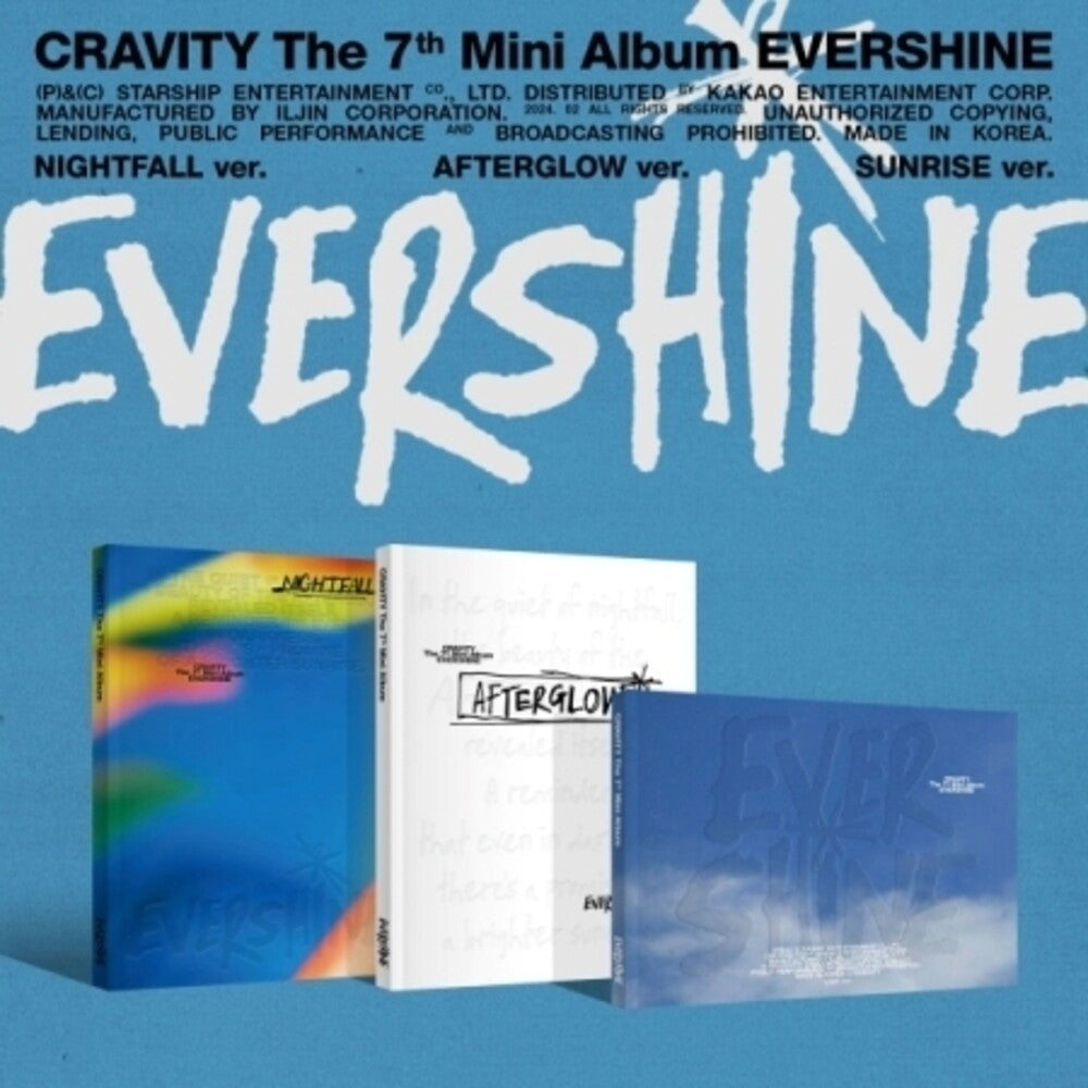 Cravity - Evershine - Random Cover (Pcrd) (Phob) (Phot) Music CD