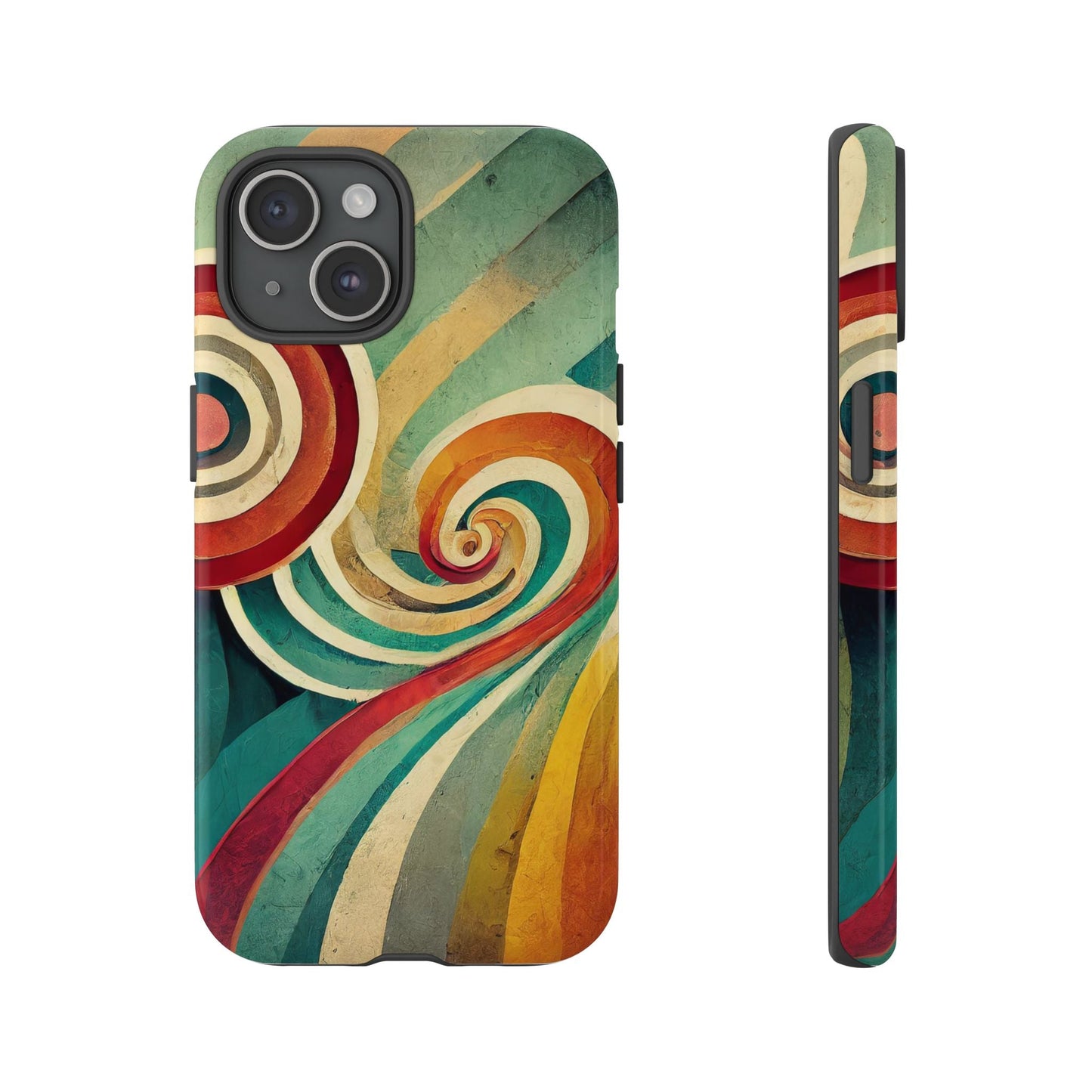 Colorful Swirl Tough Phone Case