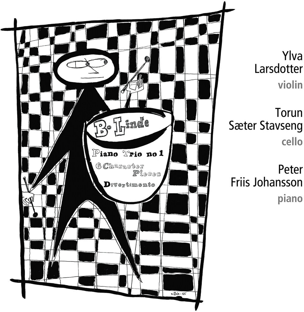 Linde / Johansson / Larsdotter - Piano Trio No. 1 Six Character Pieces Divertimento Music CD