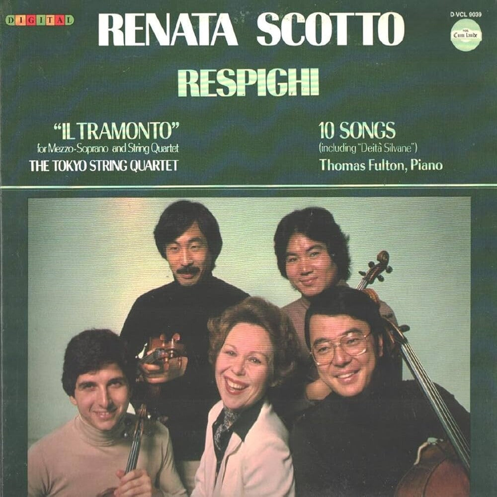 Respighi / Scotto / Tokyo Quartet / Arcata Quartet - Tramonto / Deita Silvane / Quartetto Dorico [CD]