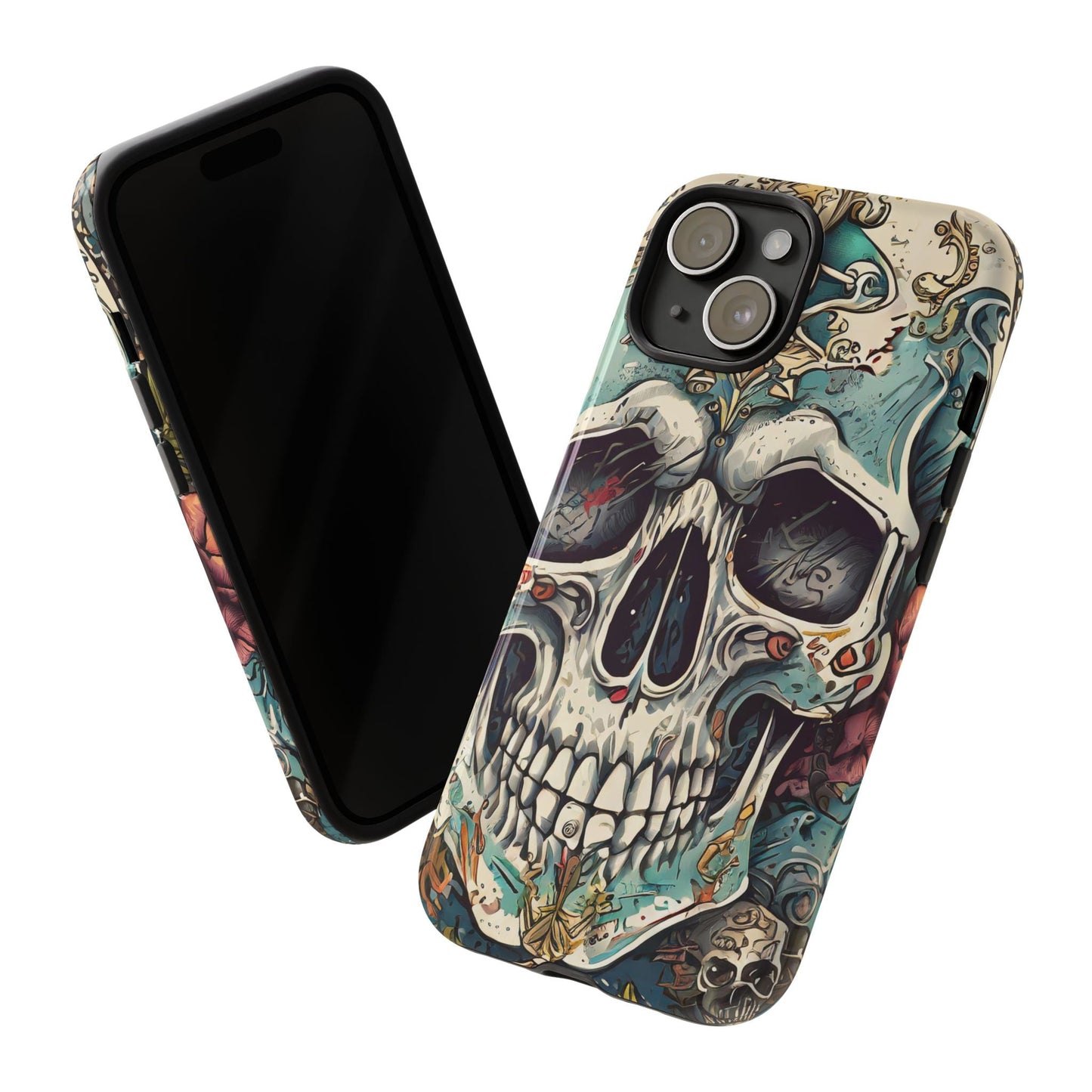 Abstract Skull Tough Phone Case