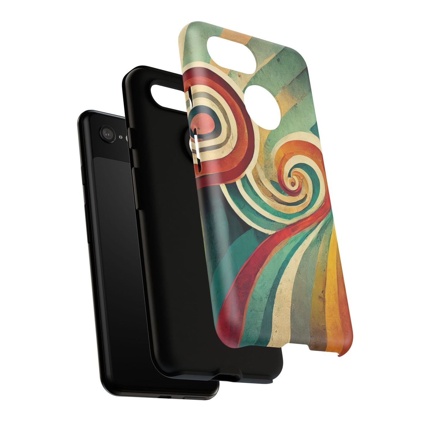 Colorful Swirl Tough Phone Case
