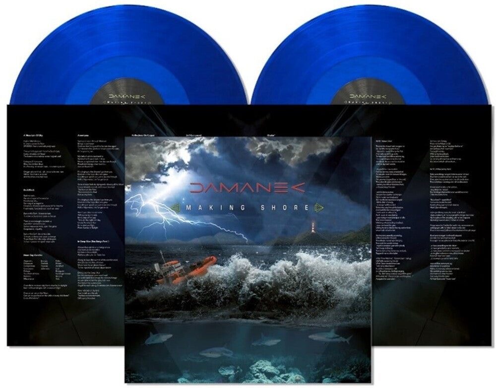Damanek - Making Shore - Blue Vinyl [LP] Vinyl Record