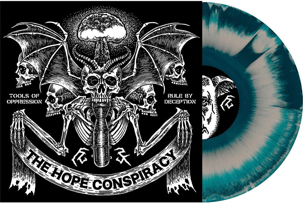 Hope Conspiracy - Tools Of Oppression / Rule By Deception [Silver / Blue Mix LP] Vinyl Record