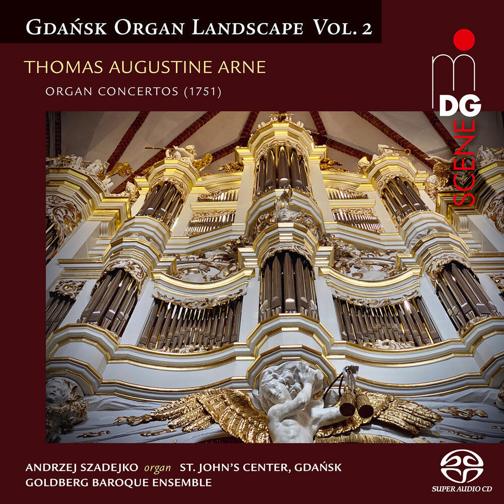 Arne / Szadejko / Goldberg Baroque Ensemble - Organ Concertos (Hybr) Music CD
