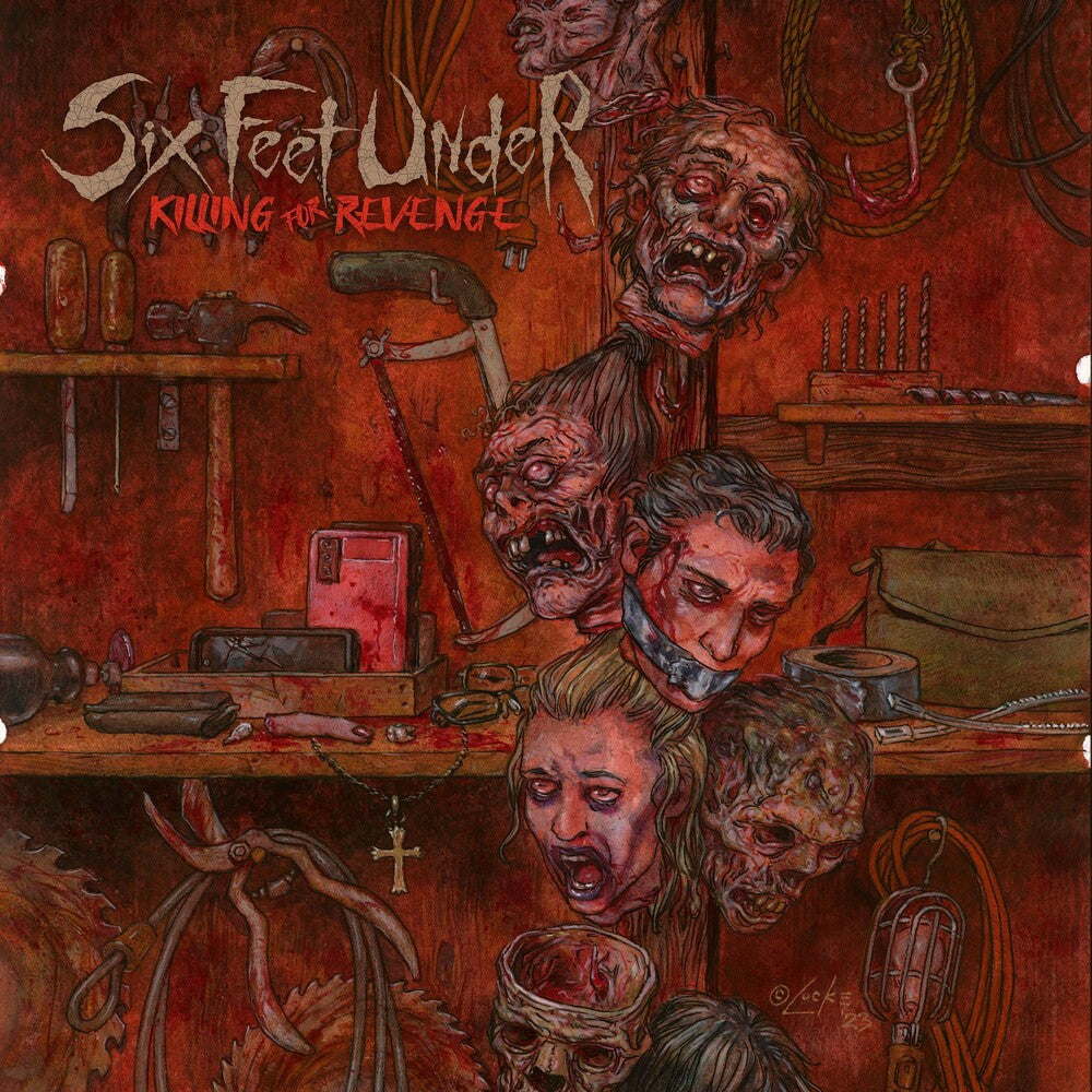 Six Feet Under - Killing For Revenge [Bloodshot Vinyl] Vinyl Record
