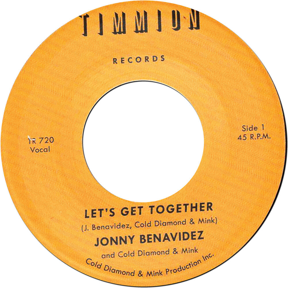 Jonny Benavidez  & Cold Diamond & Mink - Let's Get Together [7" Vinyl]