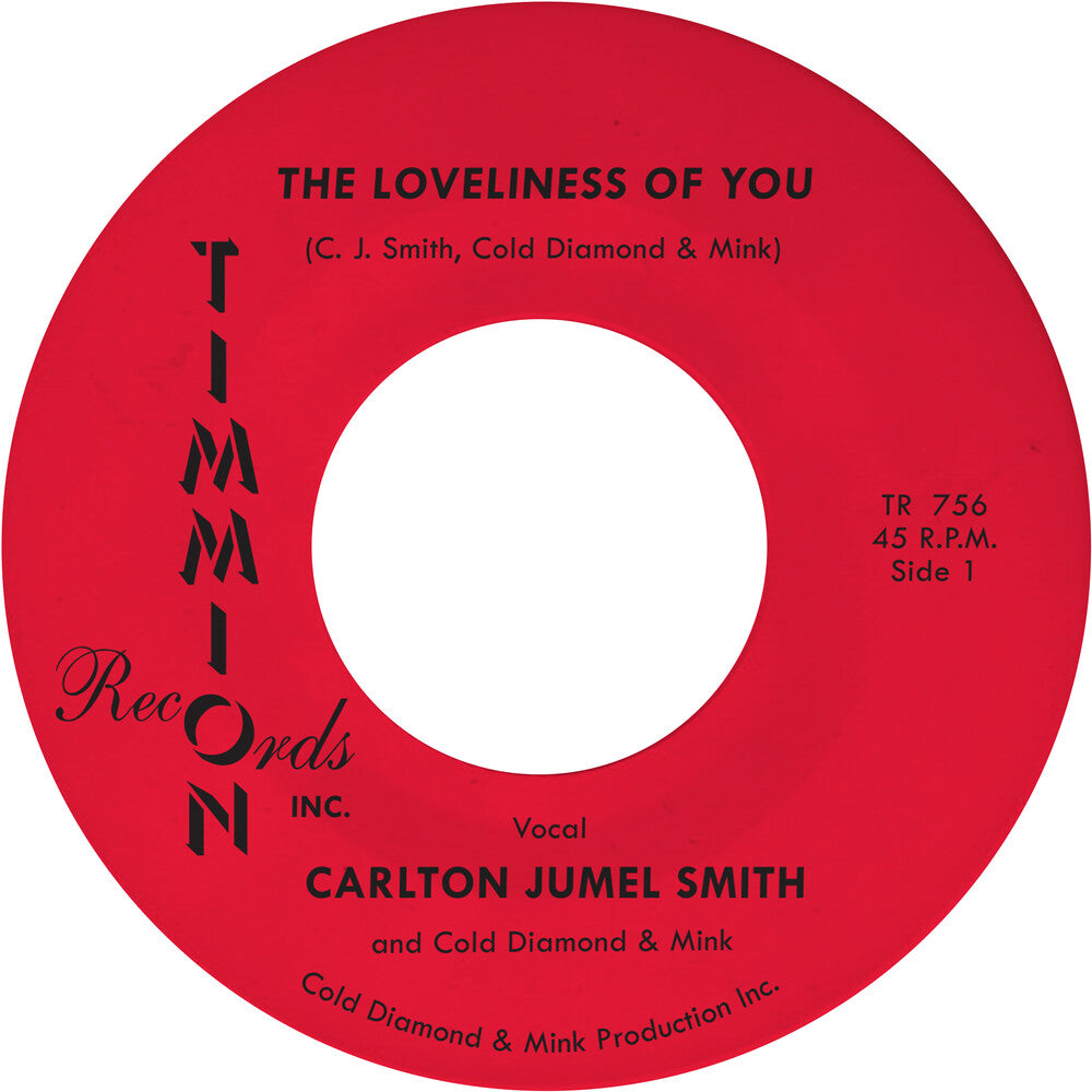 Carlton Smith  Jumel / Cold Diamond & Mink - Loveliness Of You [Colored Vinyl] (Pnk)
