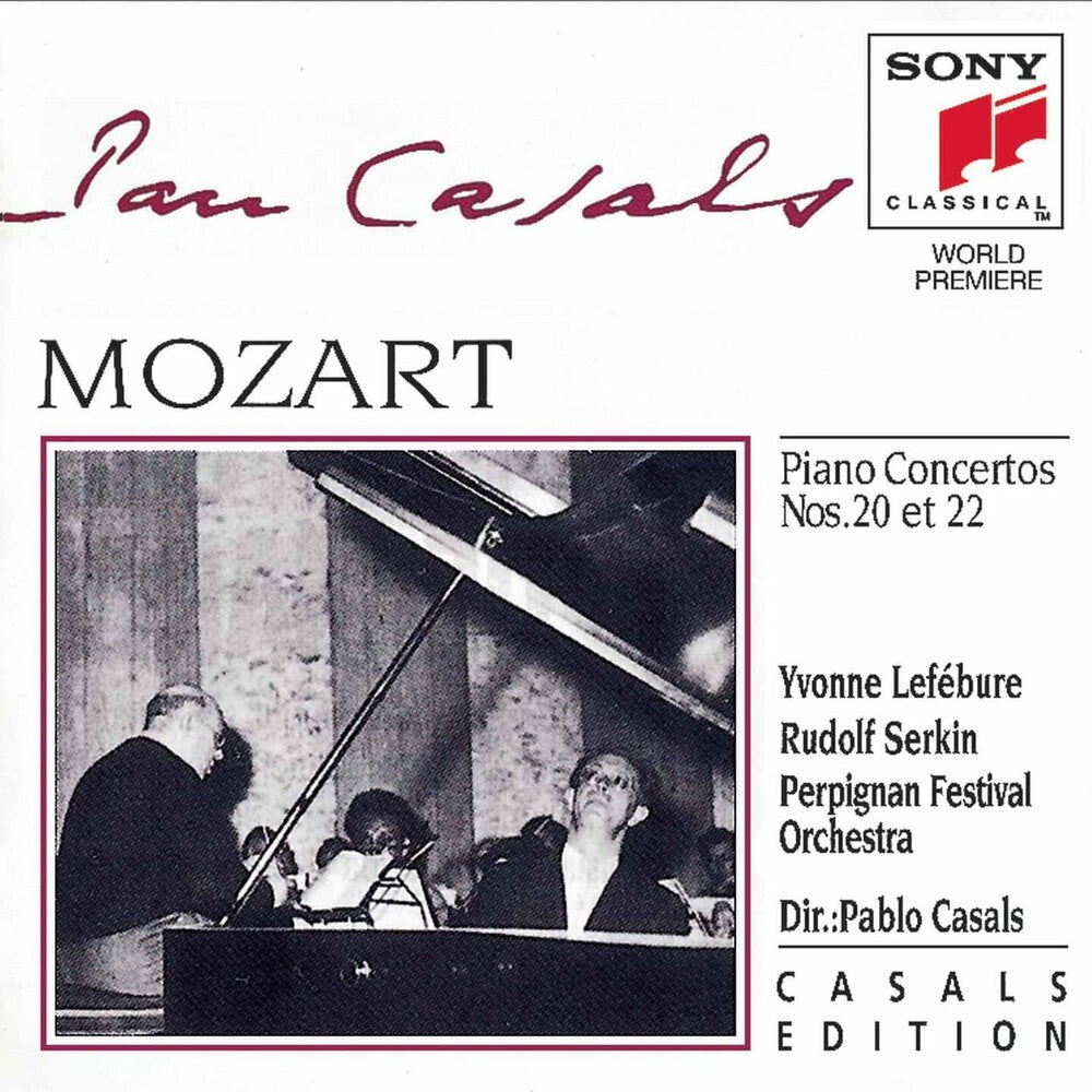 Pablo Casals - Piano Concerto Nos 20 & 22 [CD]