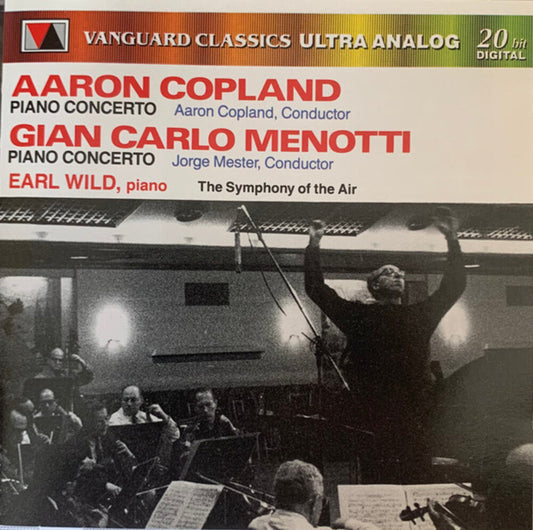 Copland / Menotti / Wild / Symphony Of Air - Piano Concerti [CD]