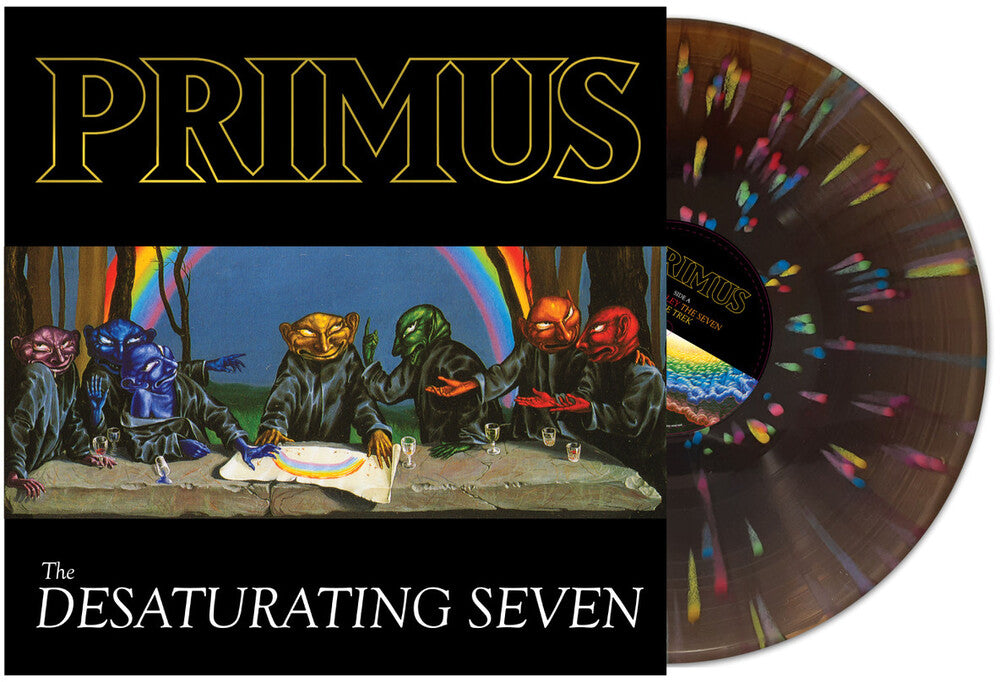 Primus - Desaturating Seven (Midnight Rainbow/ 7th Anniversary Edition) [Gold Foil Stamping/Midnight Rainbow Splatter LP] Vinyl Record