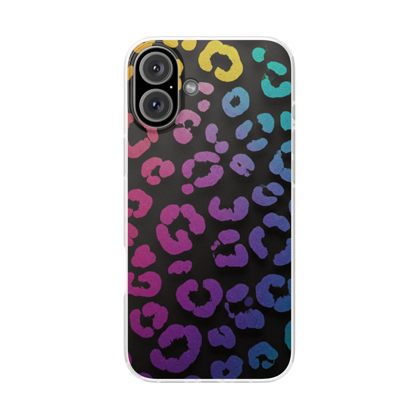 Vibrant Leopard Print Flexi Phone Case