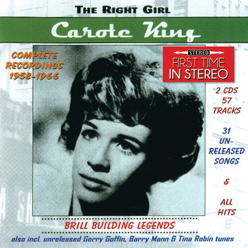 King,carole - Right Girl: Brill Building Legends - Music CD