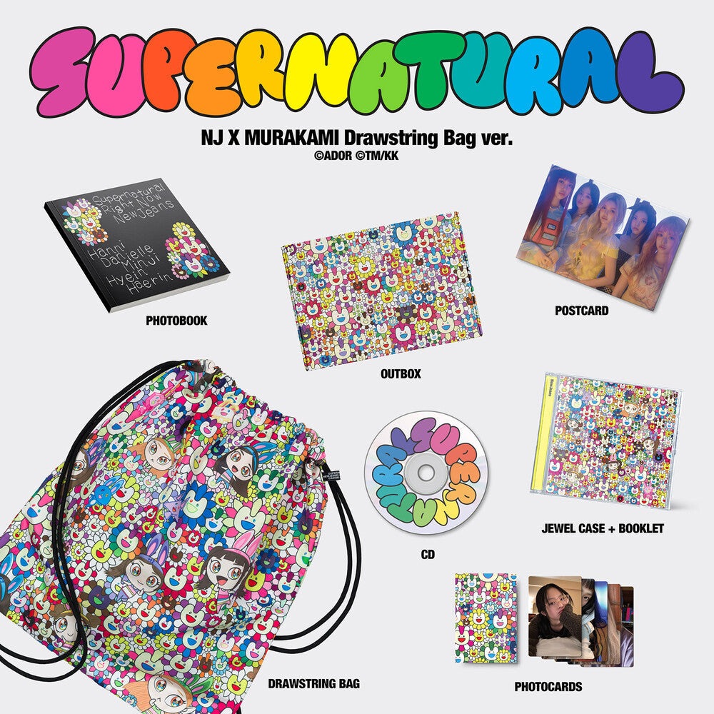 NewJeans - Newjeans 'supernatural' Nj X Murakami (Drawstring) [CD]