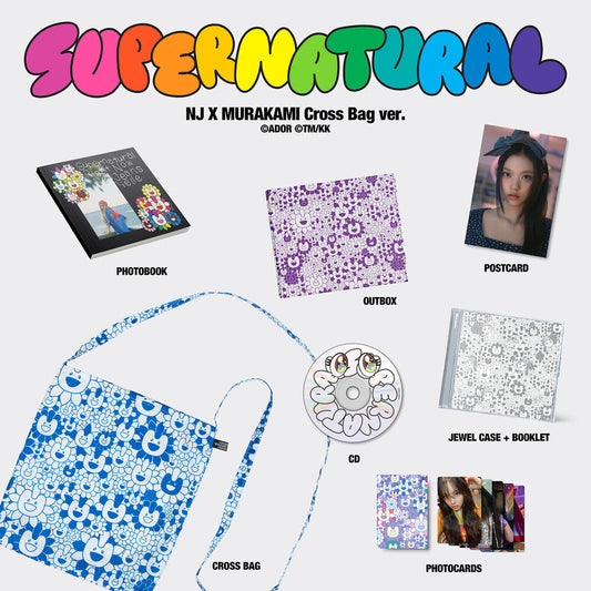 NewJeans - Newjeans 'supernatural' Nj X Murakami (Cross Bag) [CD]