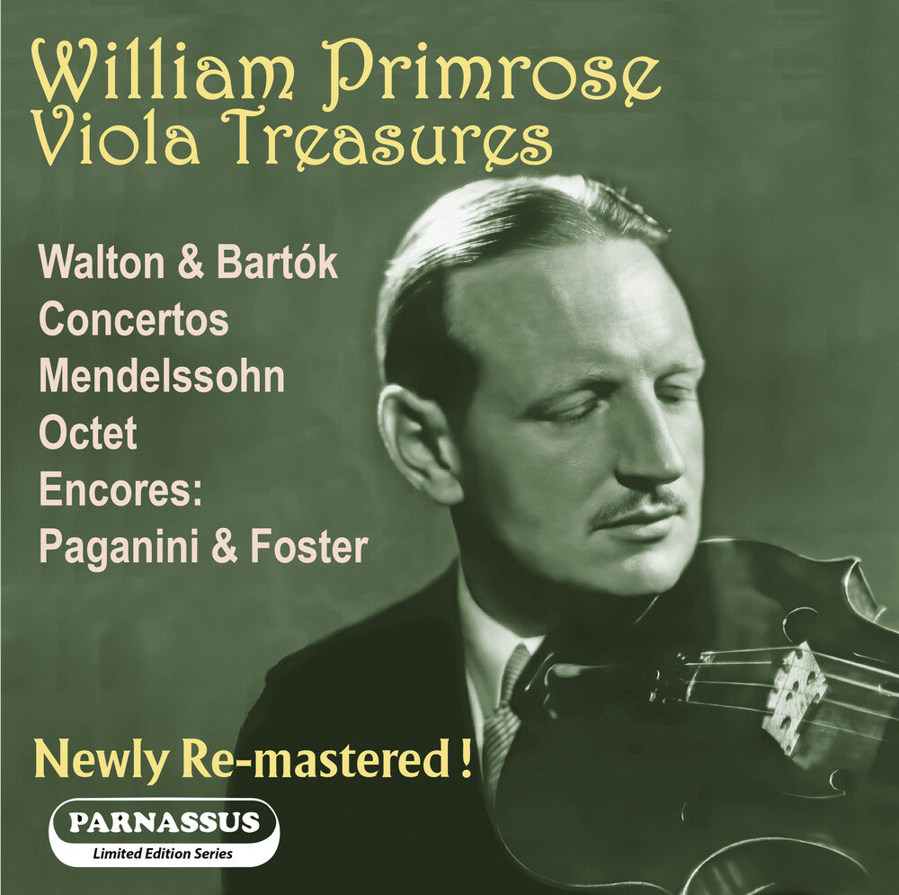 WILLIAM PRIMROSE - William Primrose: Viola Treasures [CD]