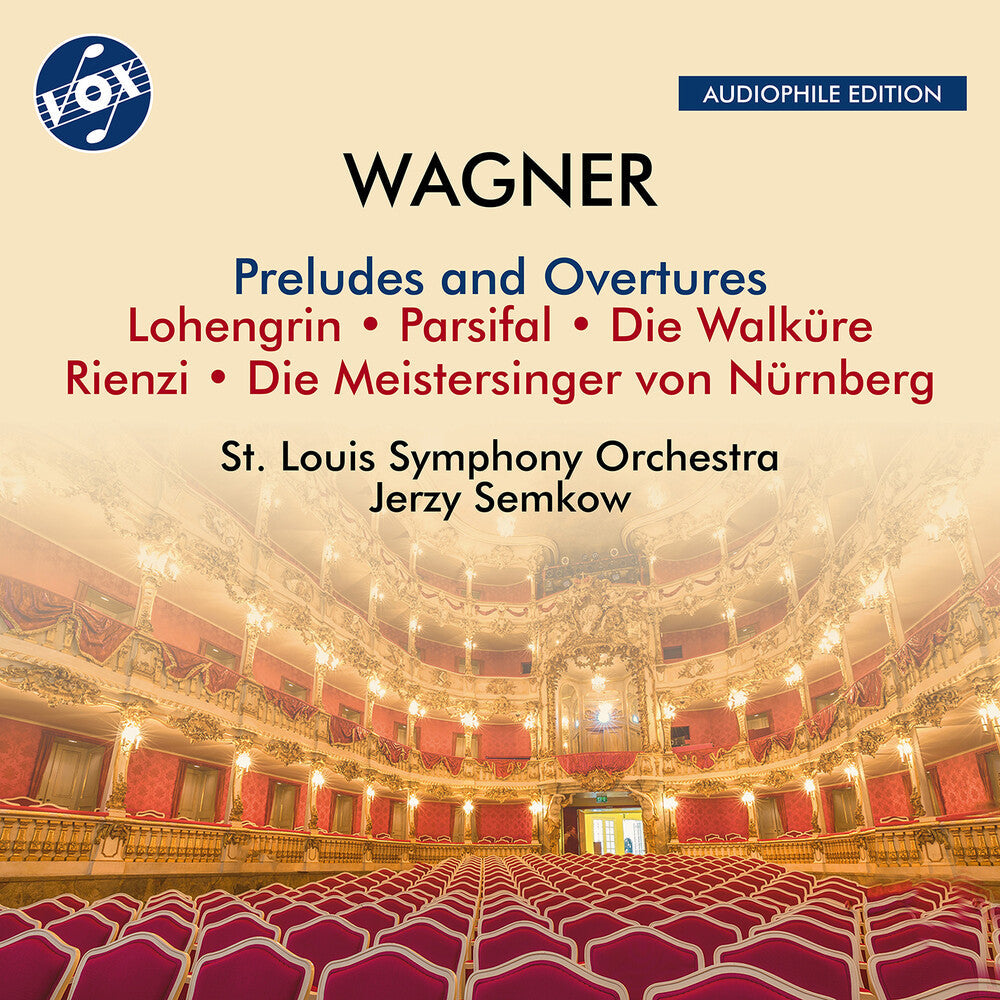 Wagner / Semkow / St. Louis Symphony Orch - Preludes & Overtures - Lohengrin Parsifal Die [CD]