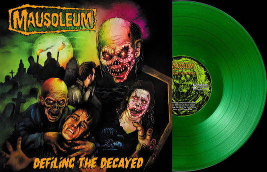 Mausoleum - Defiling The Decayed [Clear Vinyl] (Grn) [Limited Edition] Vinyl Record