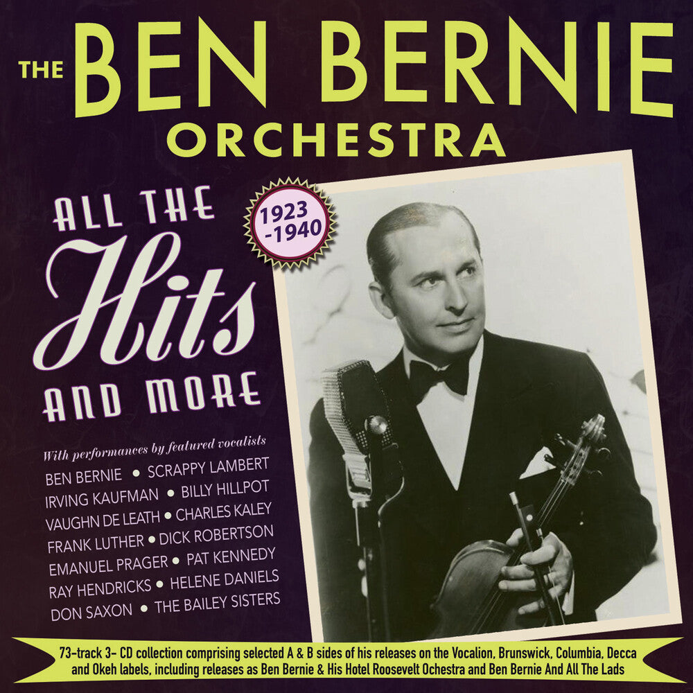 Ben Bernie  & The Ben Bernie Orchestra - All The Hits And More 1923-1940 [CD]