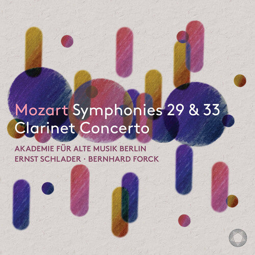Mozart / Forck / Schlader - Symphonies Nos. 29 & 33 Clarinet Concerto - Music CD