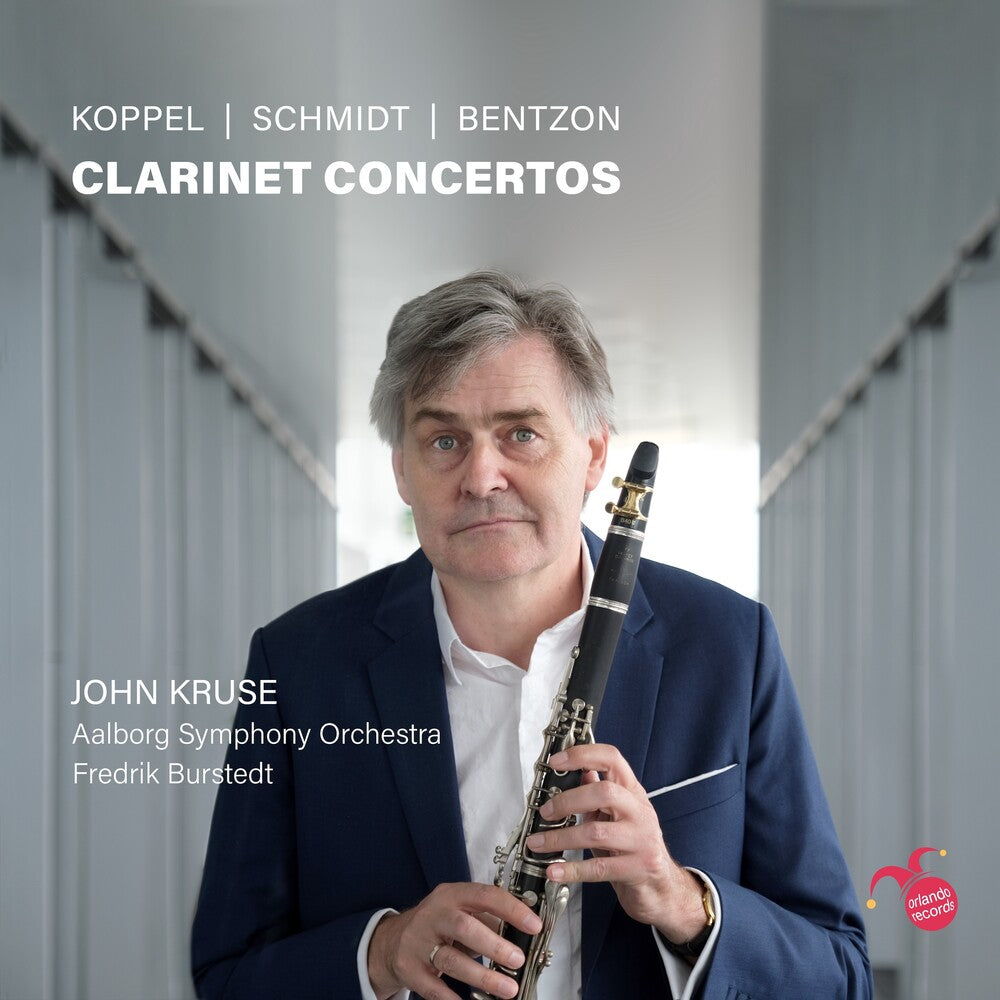 John Kruse  / Aalborg Symphony Orchestra - Koppel Schmidt & Bentzon: Clarinet Concertos [CD]
