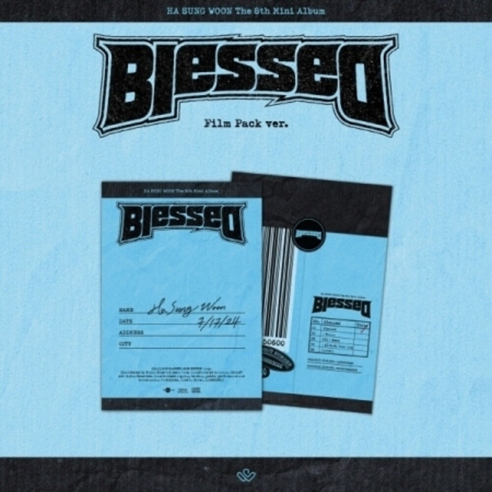 HA SUNG WOON - Blessed - Film Pack Version (Post) (Stic) (Phot) [CD]