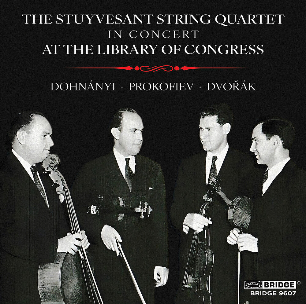 Dohnanyi / Prokofiev / Stuyvesant String Quartet - Stuyvesant String Quartet - In Concert At The [CD]