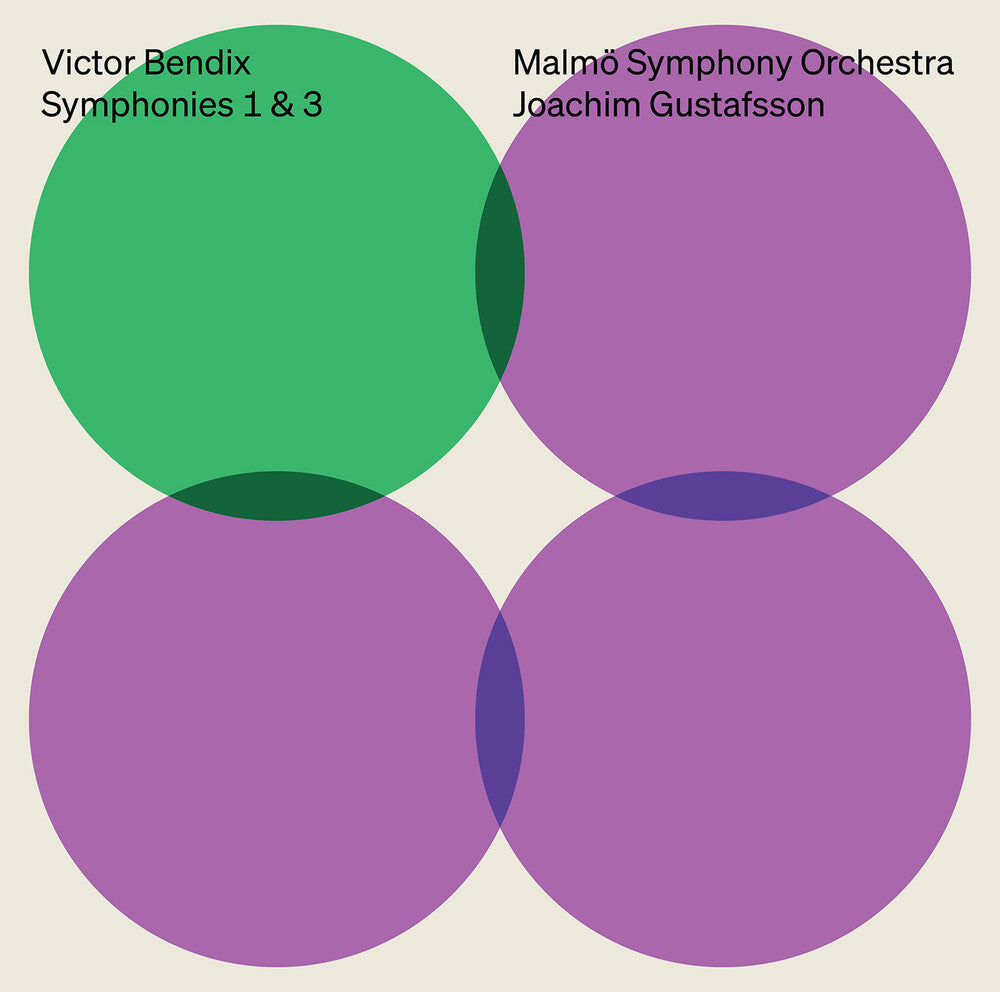 Bendix / Malmo Symphony Orchestra - Symphonies Nos. 1 & 3 Music CD