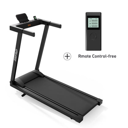 DeerRun All-New 2026 A1 Pro Move+ Smart Foldable Treadmill with 6% Incline & NFC | 350Lbs, 10mph, Black