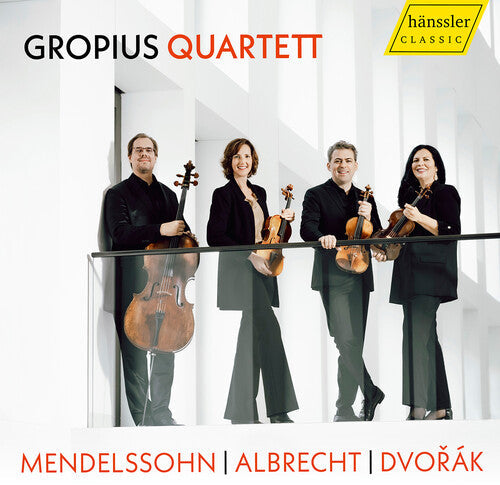 Albrecht / Bartholdy / Gropius Quartett - Gropius Quartett - Mendelssohn Albrecht & Dvorak - Music CD