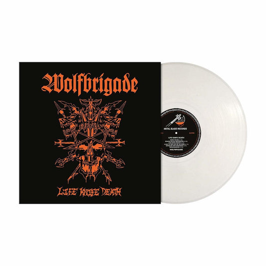 Wolfbrigade - Life Knife Death [Colored Vinyl] (Wht) Vinyl Record