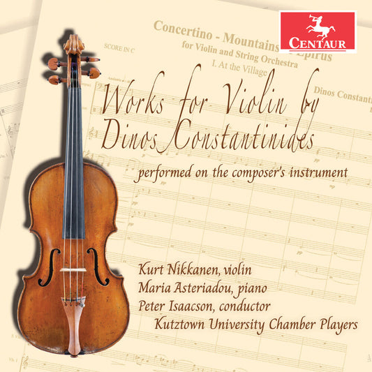 Constantinides / Nikkanen / Asteriadou - Works For Violin By Dinos Constantinides Performed [CD]