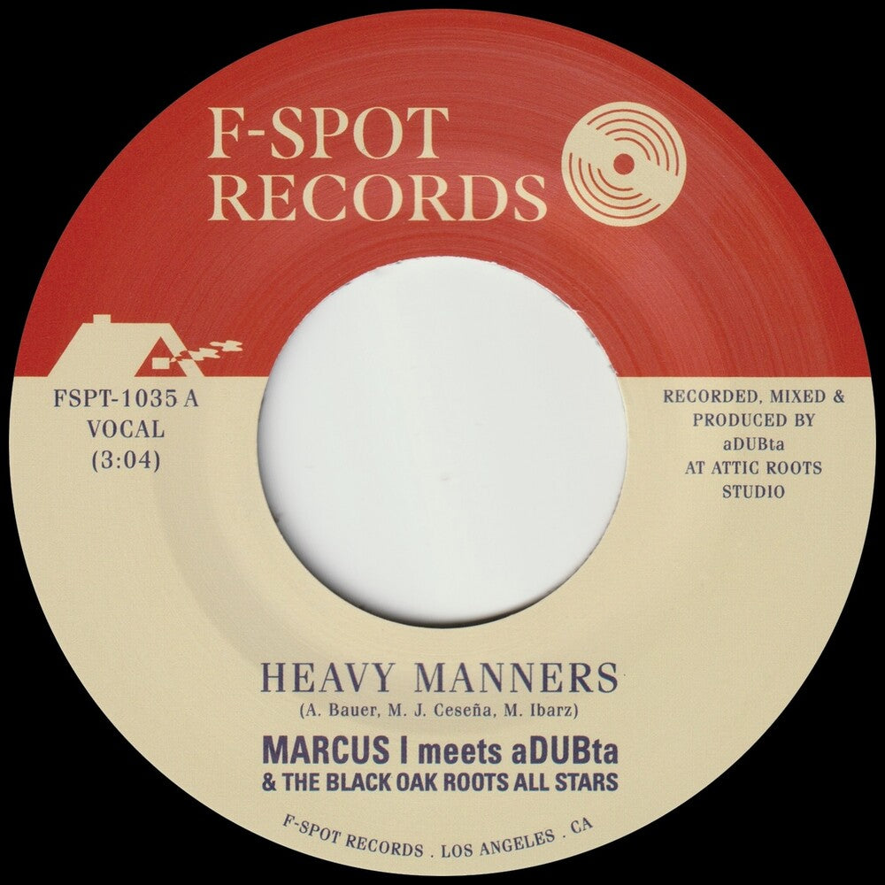 Marcus I Meets Adubta - Heavy Manners [7" Vinyl]
