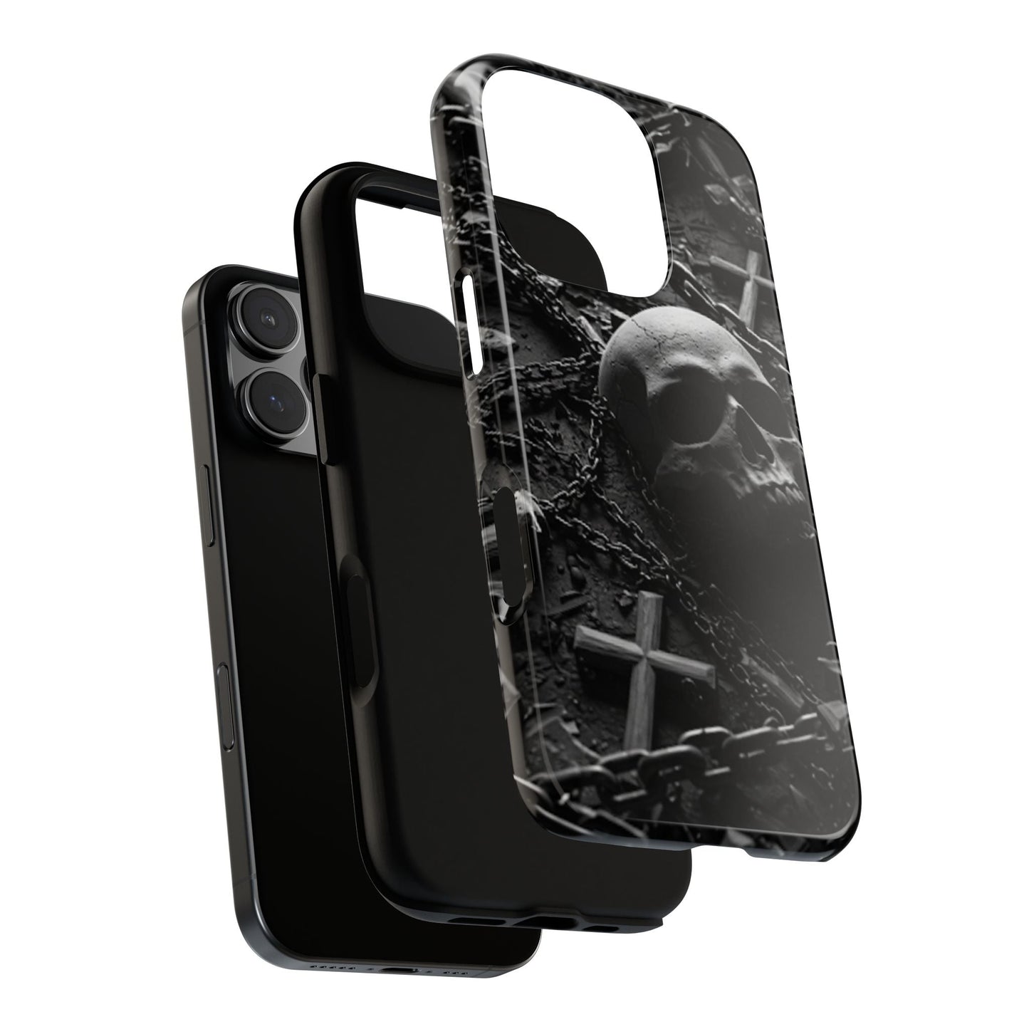 Gothic Skull Tough Phone Case