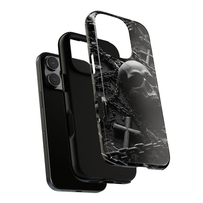 Gothic Skull Tough Phone Case