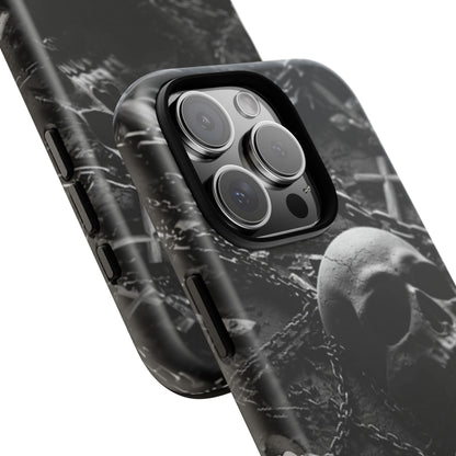 Gothic Skull Tough Phone Case