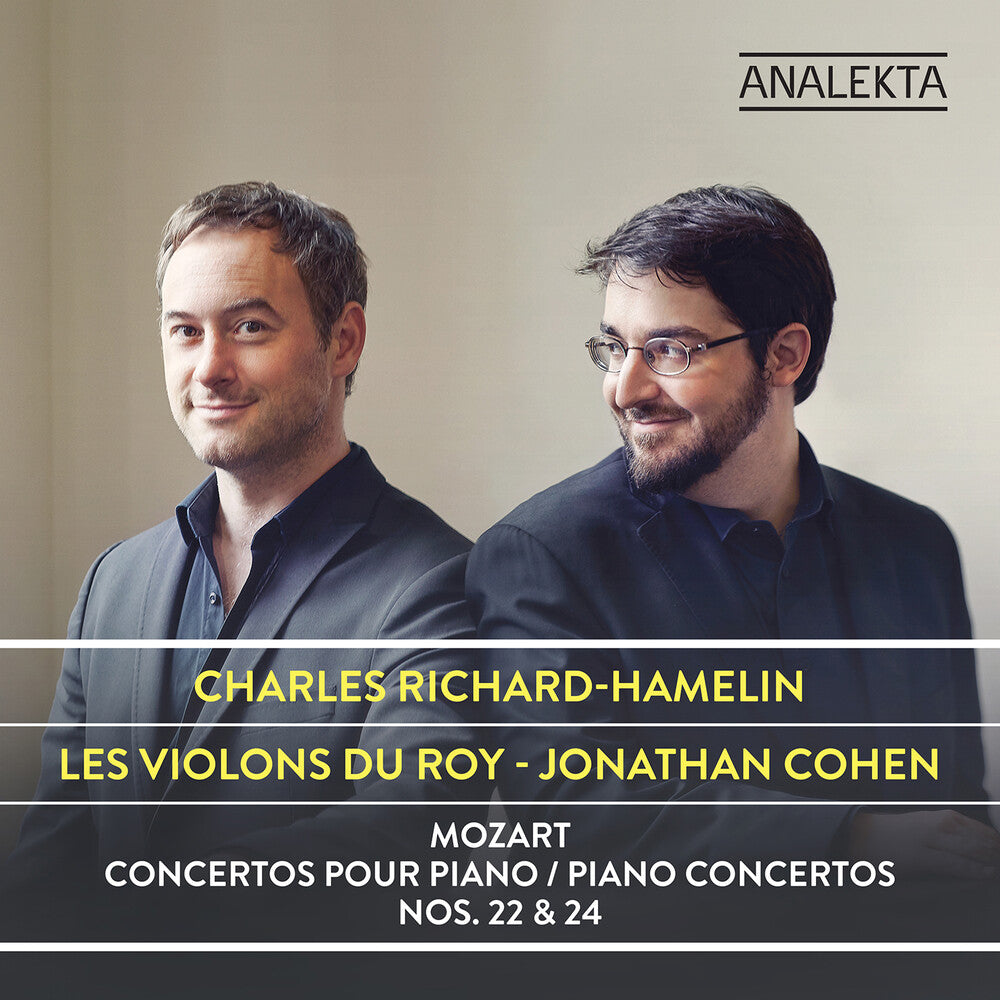 Mozart / Richard-Charles Hamelin / Cohen,Jonathan - Mozart: Piano Concertos 22 & 24 Music CD