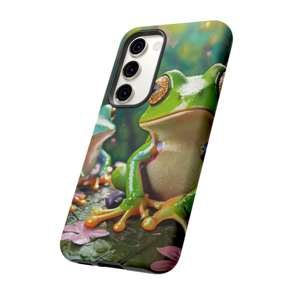Someone Watching Colorful Frog Tough Phone Case