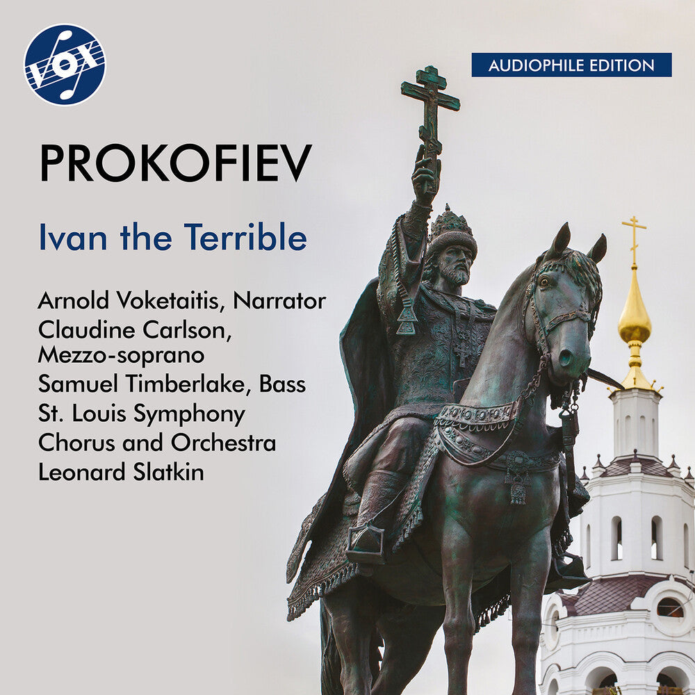 Prokofiev / Voketaitis / Carlson / Slatkin - Ivan The Terrible (Oratorio Arr. Abram Stasevich) Music CD
