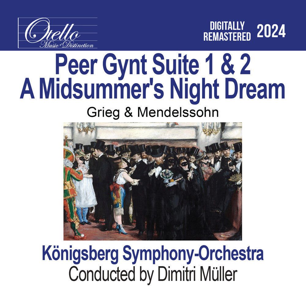 Konigsberg Symphony Orchestra - Peer Gynt Suite 1 & 2 - A Midsummer's Night Dream, Grieg & Mendelssohn Music CD