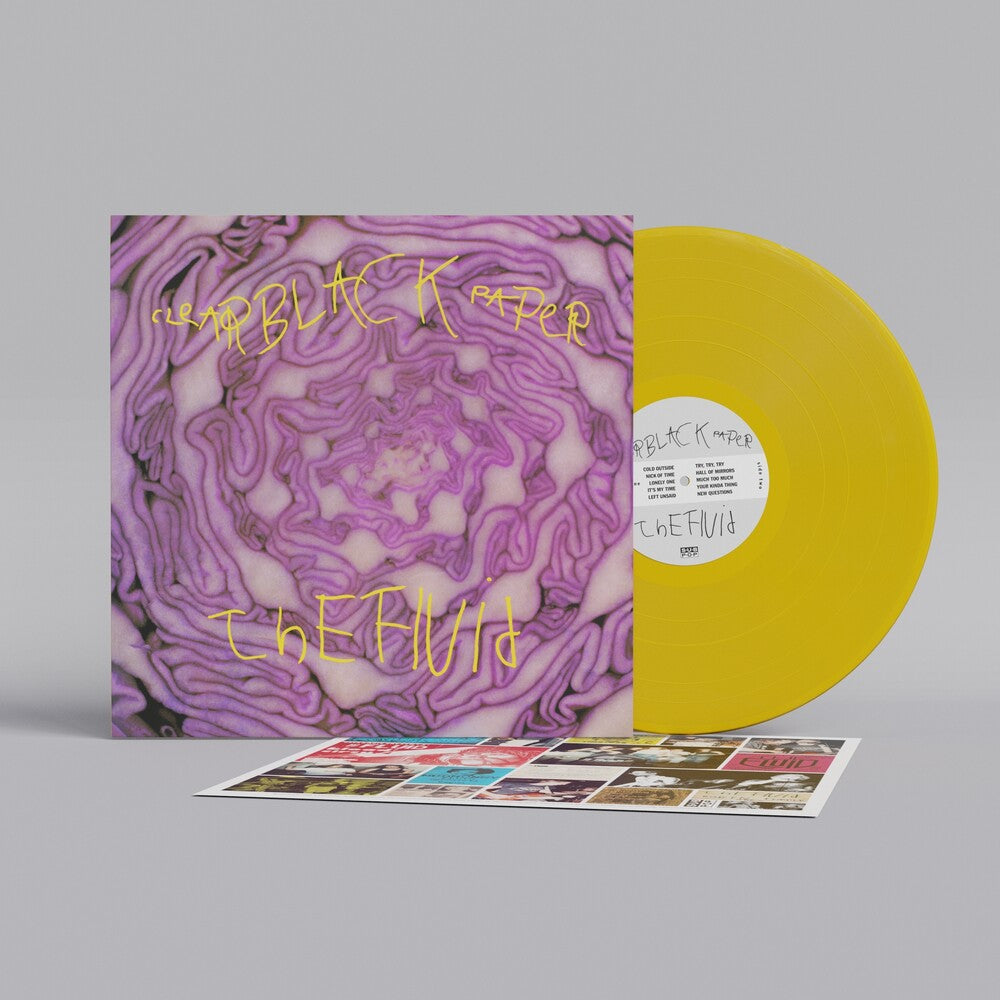 Fluid - Clear Black Paper - Yellow [LP] Vinyl Record