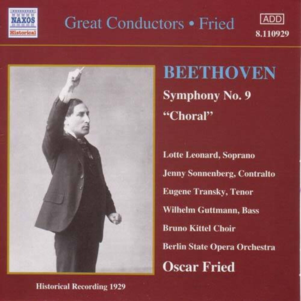 Oskar Fried - Symphony No.9: 'Choral' [CD]