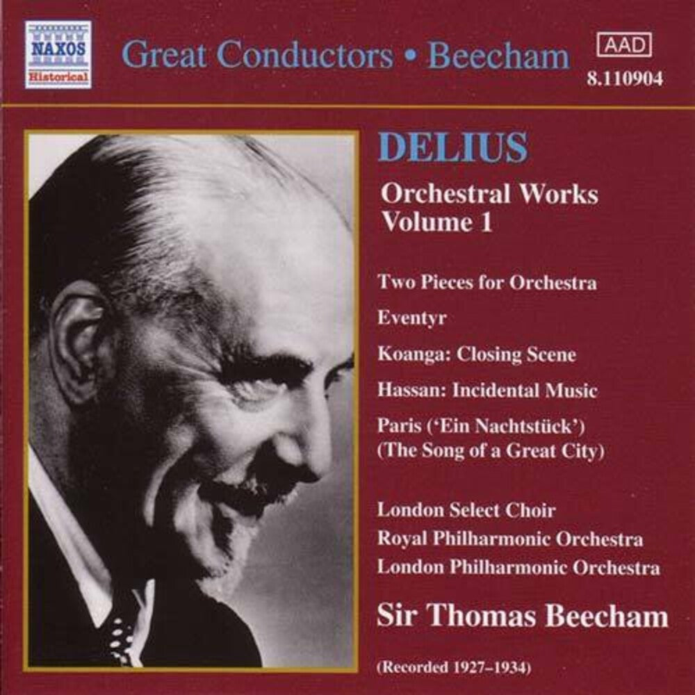 SIR THOMAS BEECHAM - Orchestral Works, Volume 1 [CD]
