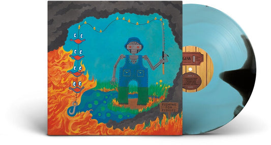King Gizzard & The Lizard Wizard - Fishing For Fishies (Oil Spill Edition) [sky blue & seaweed green LP] Vinyl Record