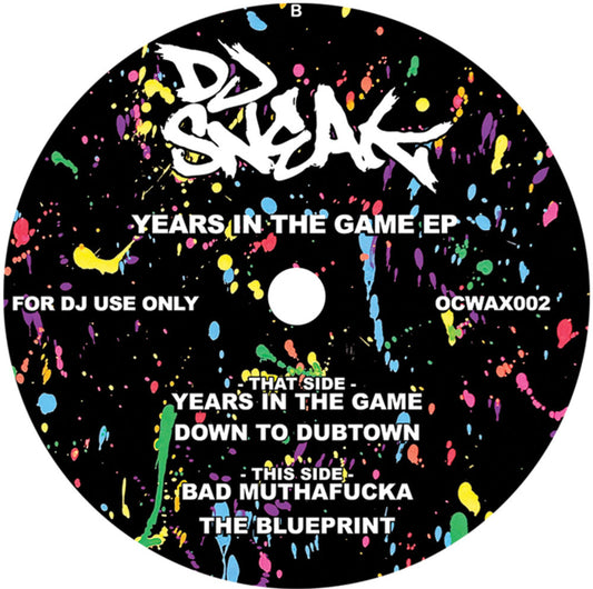 Dj Sneak - Years In The Game [12" Vinyl]