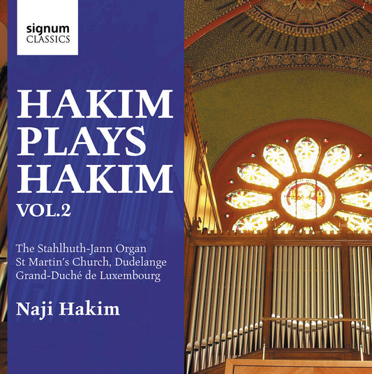 Naji Hakim - Hakim Plays Hakim - The Stahlhuth-Jann Organ [CD]