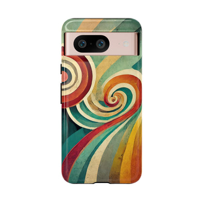 Colorful Swirl Tough Phone Case